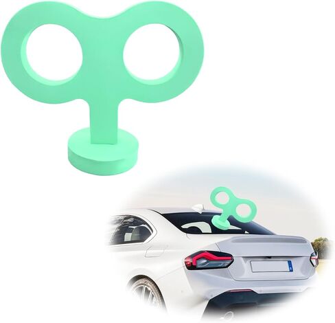 Car Wind Up Key Sticker, Funny 3D Sticker Wind Up Rolling Key for Car Back and Roof Decoration, Cute Turn Key Clockwork Auto Exterior Stickers, Universal Car Accessories (Black) in Saudi Arabia
