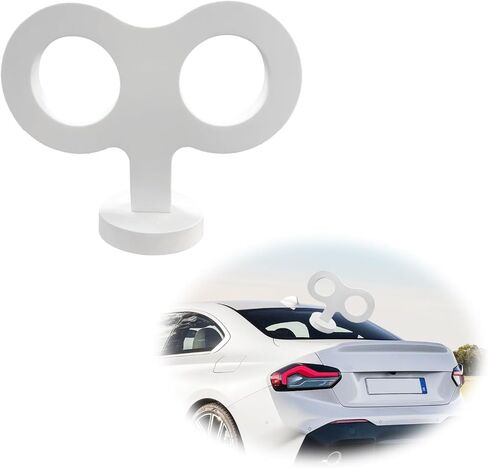 Car Wind Up Key Sticker, Funny 3D Sticker Wind Up Rolling Key for Car Back and Roof Decoration, Cute Turn Key Clockwork Auto Exterior Stickers, Universal Car Accessories (Black) in Saudi Arabia