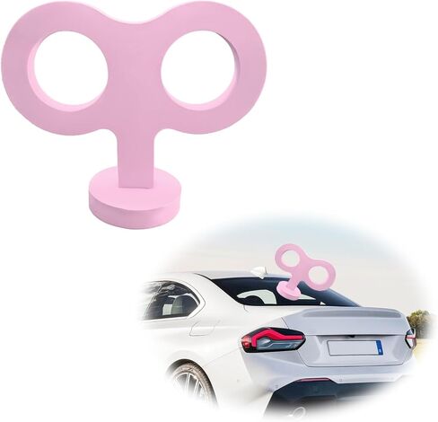 Car Wind Up Key Sticker, Funny 3D Sticker Wind Up Rolling Key for Car Back and Roof Decoration, Cute Turn Key Clockwork Auto Exterior Stickers, Universal Car Accessories (Black) in Saudi Arabia
