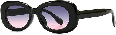 COTIA Fashion Retro Square Frame Narrow Oval Sunglasses Women Classic Vintage Punk Men Sun Glasses Shades UV400 in Kuwait