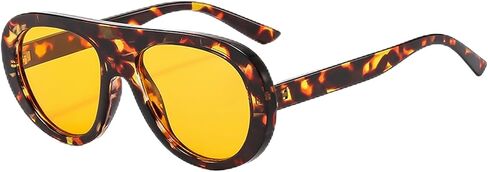 Onrtry Retro Aviator Sunglasses for Women Chic 70s Vintage Pilot Sun Glasses UV Protection in Kuwait