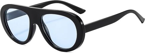 نظارات شمسية Onrtry Retro Aviator للنساء أنيقة من السبعينيات، نظارات شمسية كلاسيكية للحماية من الأشعة فوق البنفسجية in Kuwait