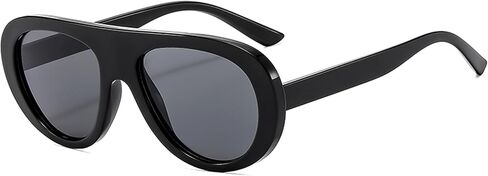 نظارات شمسية Onrtry Retro Aviator للنساء أنيقة من السبعينيات، نظارات شمسية كلاسيكية للحماية من الأشعة فوق البنفسجية in Kuwait