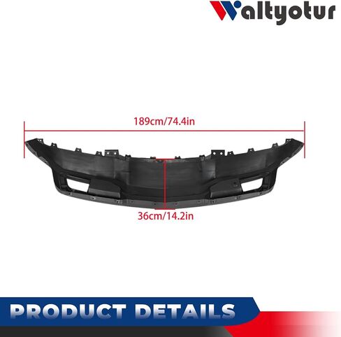 waltyotur Front Bumper Valance Replacement for Silverado 1500 2019 2020 2021 W/Tow Hook Hole W/Z71 Replacement for 84219073 in Saudi Arabia