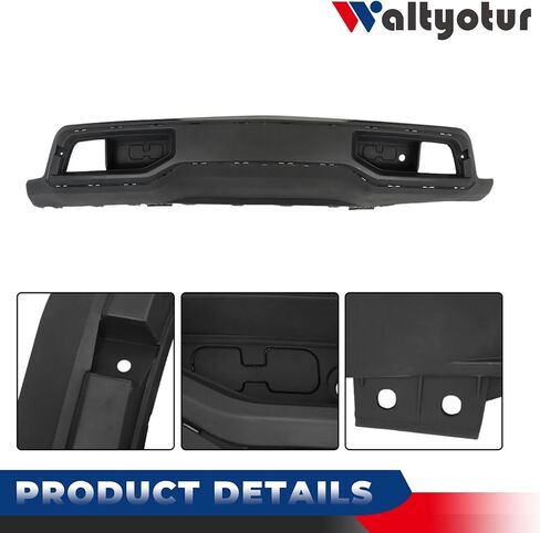 waltyotur Front Bumper Valance Replacement for Silverado 1500 2019 2020 2021 W/Tow Hook Hole W/Z71 Replacement for 84219073 in Saudi Arabia