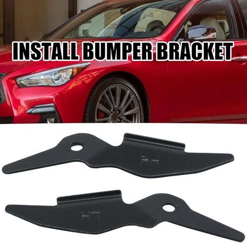 2Pcs 16840953 Bumper Bracket (Driver and Passenger Side), Replacement for Infiniti Q50 2014-2022, Replaces 622224GA0A 622234GA0A IN1033101 IN1032101 in Saudi Arabia
