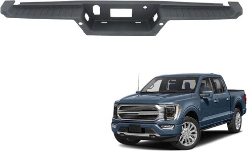 Rear Bumper Top Step Pad Cover Black with Tow with Park Assist Sensor Holes Replacement for F-150 2021 2022 2023 Replacement for ML3Z17B807DB in Saudi Arabia