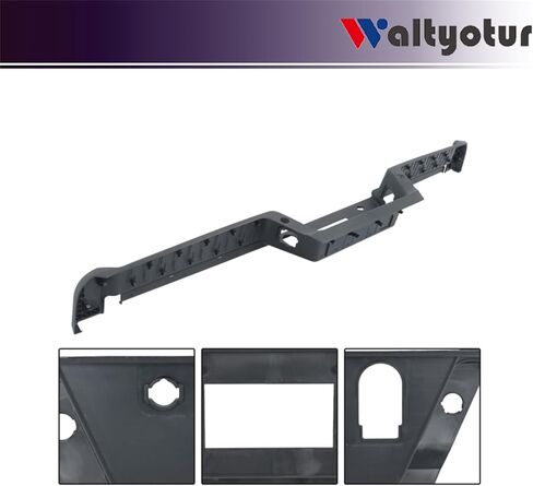 Rear Bumper Top Step Pad Cover Black with Tow with Park Assist Sensor Holes Replacement for F-150 2021 2022 2023 Replacement for ML3Z17B807DB in Saudi Arabia