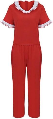 Womens Sally O'Malley Red Costume I'm 50 Retro Outfit SNL Saturday Night TV Show Cosplay Halloween in Saudi Arabia