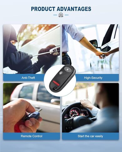 ECCPP 3 Buttons Keyless Entry Remote Key Fob Replace Part Number OUCG8D-344H-A 02-10 Compatible with H onda Civic CR-V Element 2003 for Honda Element (Pack of 1) in Saudi Arabia