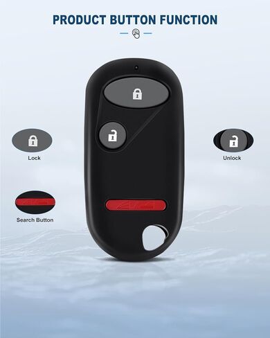 ECCPP 3 Buttons Keyless Entry Remote Key Fob Replace Part Number OUCG8D-344H-A 02-10 Compatible with H onda Civic CR-V Element 2003 for Honda Element (Pack of 1) in Saudi Arabia