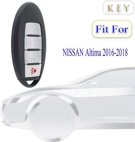 Key fob Replacement fits for Nissan Altima 2016-2018 Smart Car Keyless Entry KR5S180144014 285E3-9HS4A 433.92MHZ 4A in Kuwait