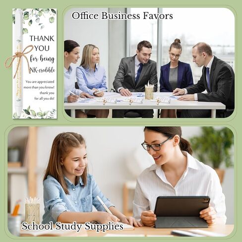 Fulmoon 50 Set Employee Appreciation Gifts Bulk Thank You Office Social Worker Gift Inspirational Ballpoint Pens with Cards Group Gifts for Coworkers Team Staff Teacher Assistant Nurse in Saudi Arabia