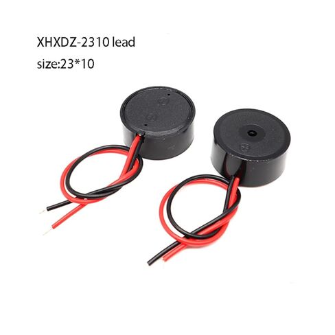 50pcs 2310 Active piezoelectric Lead Buzzer 23 * 10MM DC3-24V DC Alarm Buzzer with Wire in Saudi Arabia