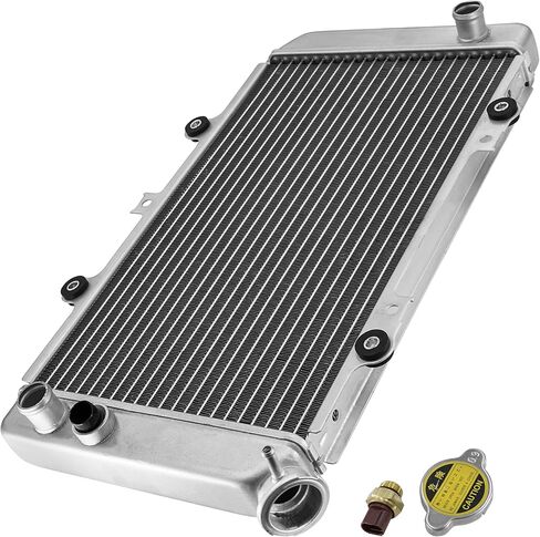 Caltric Radiator Compatible with Yamaha Grizzly 660 YFM660F 2005-2008 with Heat Sensor in Saudi Arabia