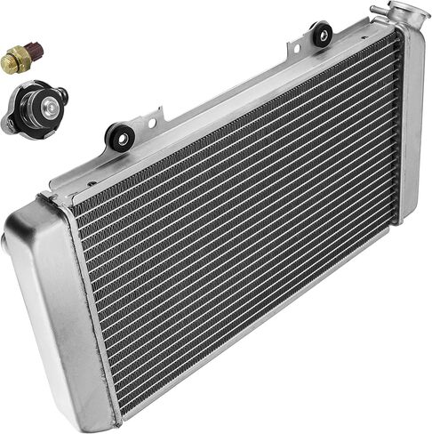 Caltric Radiator Compatible with Yamaha Grizzly 660 YFM660F 2005-2008 with Heat Sensor in Saudi Arabia
