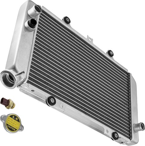 Caltric Radiator Compatible with Yamaha Grizzly 660 YFM660F 2005-2008 with Heat Sensor in Saudi Arabia