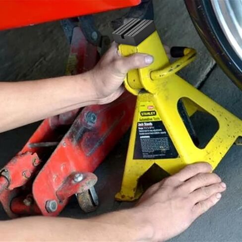 DEDC Universal Square Pinch Weld Jack Pad,Floor Jack Rubber Pad Adapter,Car Lift Frame Rail Protection Accessorie-1 Pc in Kuwait