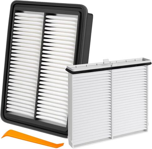 Engine & Cabin Air Filter Kit Compatible with 2019-2024 Mazda CX-30, 2019-2025 Mazda 3, 2023-2025 CX-50 | Replace BDGF-61-J6X, PAH9-13-3A0A | Includes Mazda CX30 Cabin Air Filter-Equivalent Models in Kuwait