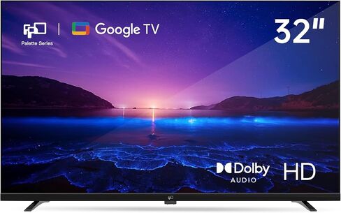 FPD 32 بوصة تلفزيون ذكي 720p HD Flat Screen Television (P-Series) مع Google Play ، تلفزيونات LED الصغيرة لغرفة المعيشة ، Google Cast مدمجة ، تلفزيون Android Live This مع WiFi ، Bluetooth (طراز 2025) in Saudi Arabia
