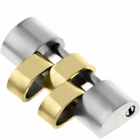 Ewatchparts JUBILEE WATCH BAND LINK FOR MENS COMPATIBLE WITH ROLEX DATEJUST 1601 16233 16234 TWO TONE PLATED in Kuwait