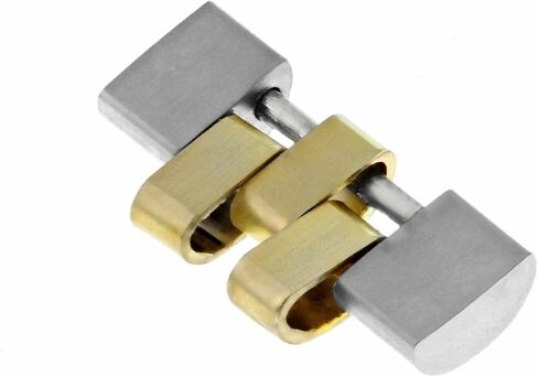 Ewatchparts JUBILEE WATCH BAND LINK FOR MENS COMPATIBLE WITH ROLEX DATEJUST 1601 16233 16234 TWO TONE PLATED in Kuwait