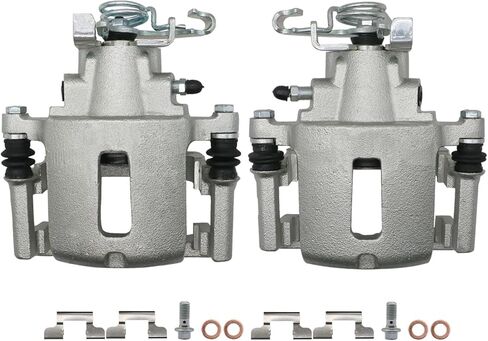 Chefull 18B4926 18B4927 Disc Rear Brake Caliper Assembly with Bracket Compatible with Ford Mustang 2005-2014, Rear Driver and Passenger Side in Saudi Arabia