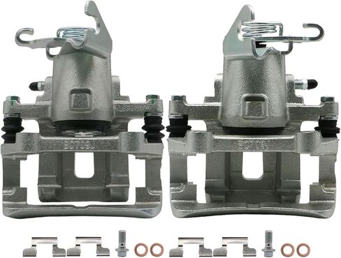 Chefull 18B4926 18B4927 Disc Rear Brake Caliper Assembly with Bracket Compatible with Ford Mustang 2005-2014, Rear Driver and Passenger Side in Saudi Arabia
