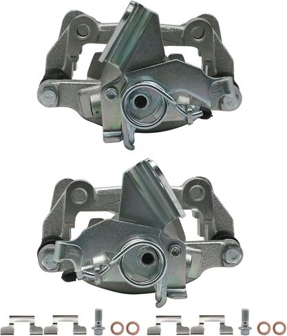 Chefull 18B4926 18B4927 Disc Rear Brake Caliper Assembly with Bracket Compatible with Ford Mustang 2005-2014, Rear Driver and Passenger Side in Saudi Arabia