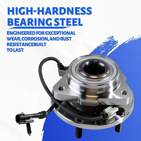 2 x 513200 Front Wheel Bearing Hub Assembly with 5 Lug ABS Compatible with Chevrolet Blazer 1998-2005,Fit for GMC Jimmy 1998-2004 in Kuwait