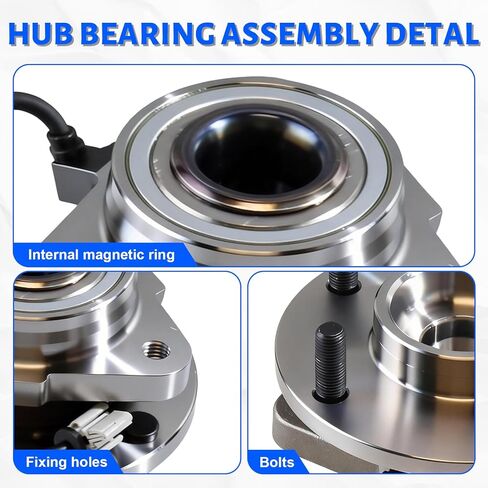 2 x 513200 Front Wheel Bearing Hub Assembly with 5 Lug ABS Compatible with Chevrolet Blazer 1998-2005,Fit for GMC Jimmy 1998-2004 in Kuwait
