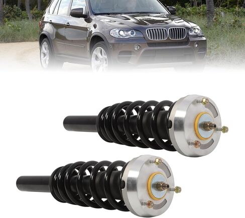 31316783016 Pair Front Shock Absorbers Struts Assembly w/o EDC Compatible with X5 E70 2007-2013 X6 E71 2008-2014 1335906 920115 in Saudi Arabia