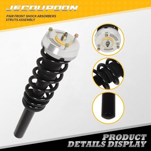 31316783016 Pair Front Shock Absorbers Struts Assembly w/o EDC Compatible with X5 E70 2007-2013 X6 E71 2008-2014 1335906 920115 in Saudi Arabia