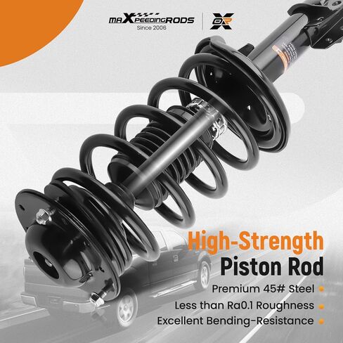 maXpeedingrods 2Pc Front Strut Assembly for Chevy Malibu 2004-2012 Pontiac G6 2005-2010 Saturn Aura 2007-2009, Complete Pair Front Shock Absorber Strut w/Coil Spring, Replace 172200 172199 in Saudi Arabia
