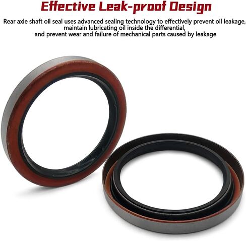 مانع تسرب زيت عمود المحور الخلفي مناسب لسيارة Toyota Tacoma 2005-2019 4Runner 2003-2011 FJ Cruiser 2007-2012، استبدال عمود ختم الزيت 90310-58003، قطعتان خلفيتان يسار ويمين in Kuwait