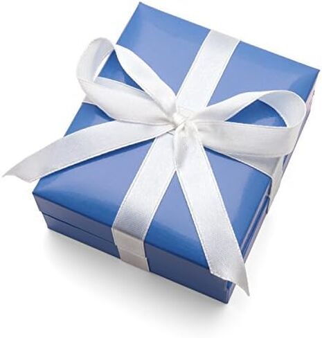 Belacqua Natural Milky Blue Aquamarine Drop Earrings in Sterling Silver, 1.5 Inches Length, Closure - Leverback, Jewelry for Women, Gift Box Included in Kuwait