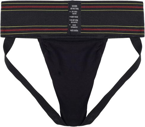 Men's Athletic Wolf Stretchable Supporter Jockstraps with Cup Pocket, Ideal for Workout and Sports Quick Dry Moisture Wicking Underwear Navy Blue - Large in Kuwait