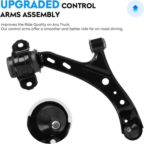 Front Lower Driver & Passenger Side Control Arm w/Ball Joint Assembly for Ford Mustang 2005-2010 Driver & Passenger Side Suspension Kit K80727 K80726 2pc Set in Saudi Arabia