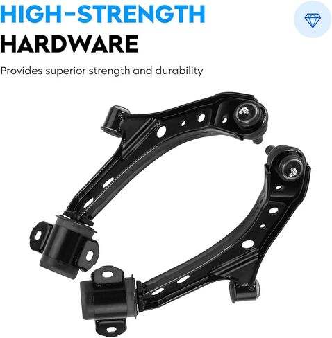 Front Lower Driver & Passenger Side Control Arm w/Ball Joint Assembly for Ford Mustang 2005-2010 Driver & Passenger Side Suspension Kit K80727 K80726 2pc Set in Saudi Arabia