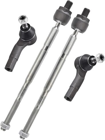 طقم تعليق 10 قطع لسيارة فولكس فاجن بيتل جولف جيتا 2001-2010، أذرع التحكم الأمامية السفلية والمفاصل الكروية السفلية وصلات شريط التأرجح الداخلية والخارجية أطراف قضيب الربط in Kuwait