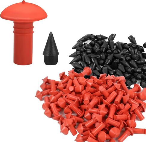 Wuyaoyao 90PCS Mushroom Tire Plugs with 90PCS Pins, Car Tire Repair Plug Kit for Punctures and Flats, Practical Rapid Plug for Tubeless Tires Repair, Car Accessories for Motorcycle SUV (Large) in Kuwait