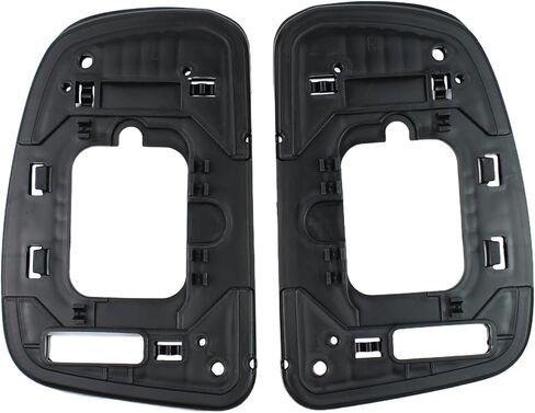 Pair Left and Right Side Rearview Non-Heated Mirror Glass with Backing Plate for Nissan Versa 2007-2012 in Kuwait