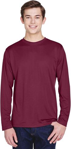 Team 365 Men's Zone Performance Long-Sleeve T-Shirt 4XL SPORT MAROON in Kuwait