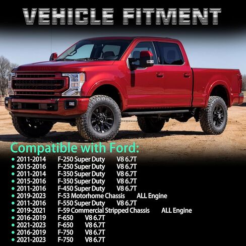 AC Compressor with Clutch Fit for 2011-2016 Ford F-250, F-350, F-450, F-550 Super Duty, 6.7L V8 Replace BC3419D629AD in Saudi Arabia