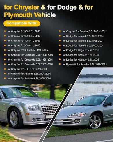 OCPTY يناسب 2004-2006 لكرايسلر باسيفيكا 3.5L/V6,2005 لدودج ماغنوم 3.5L/V6 حزم ملف الإشعال 2-دبابيس # UF269 (1 حزمة) in Saudi Arabia