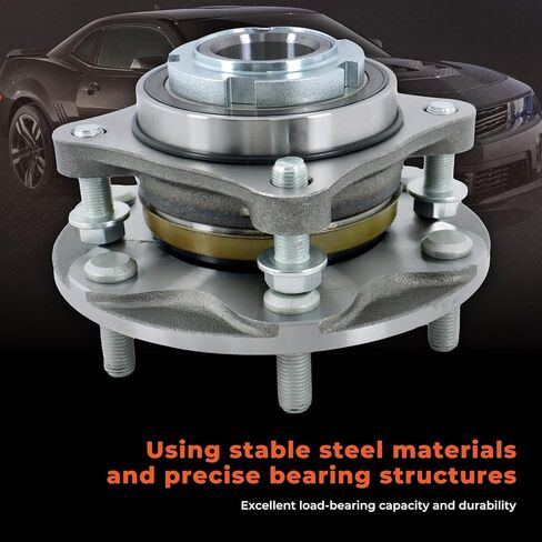 labwork 2pcs تحمل العجلة الأمامية واستبدال المحور لتويوتا 4Runner 2003-2019 لاستبدال FJ Cruiser 2007-2009 Tacoma 2005-2019 6 مسامير العروة مع ABS 950-004 in Saudi Arabia