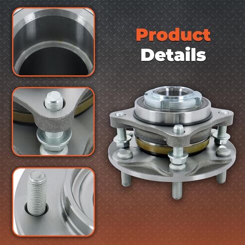 labwork 2pcs تحمل العجلة الأمامية واستبدال المحور لتويوتا 4Runner 2003-2019 لاستبدال FJ Cruiser 2007-2009 Tacoma 2005-2019 6 مسامير العروة مع ABS 950-004 in Saudi Arabia