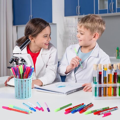 Nezyo 48 Pcs Science Pens Bulk Science Party Favors Black Ink Chemistry Ballpoint Pens 0.5mm Fun Motivational Lab Gift for Student Back to School Gift Class Reward Teacher Supplies Birthday Decoration in Saudi Arabia