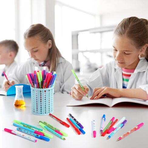 Nezyo 48 Pcs Science Pens Bulk Science Party Favors Black Ink Chemistry Ballpoint Pens 0.5mm Fun Motivational Lab Gift for Student Back to School Gift Class Reward Teacher Supplies Birthday Decoration in Saudi Arabia