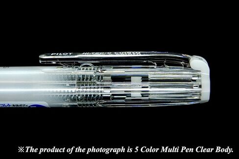 Pilot Hi-tec-c Coleto 3 Color Multi Pen Body Component، نمط أساسي ولؤلؤي، قبضة مطاطية، 4 عبوات، مجموعة ملاحظات لاصقة قيمة، جسم القلم فقط (لا يتضمن إعادة التعبئة) in Kuwait